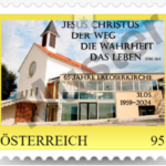 Limitierte Sonderbriefmarke 65 Jahre Erlöserkirche